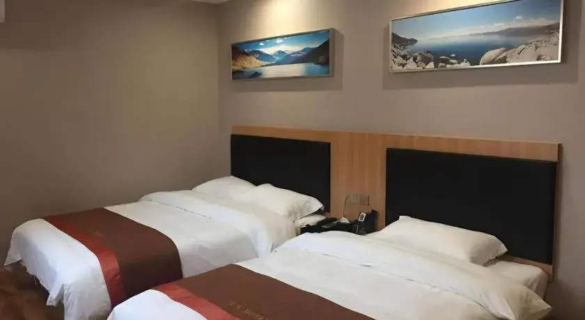 Bed in Thank Inn Plus Hotel Shandong Binzhou Zhanhua District Jinhai Six Road Bed in Thank Inn Plus Hotel Shandong Binzhou Zhanhua District Jinhai Six Road