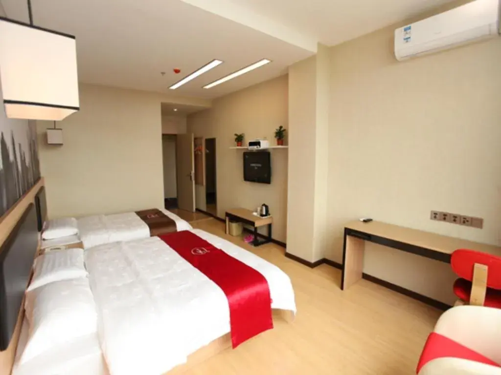 Bed in Thank Inn Plus Hotel Shandong Binzhou Zhanhua District Jinhai Six Road Bed in Thank Inn Plus Hotel Shandong Binzhou Zhanhua District Jinhai Six Road