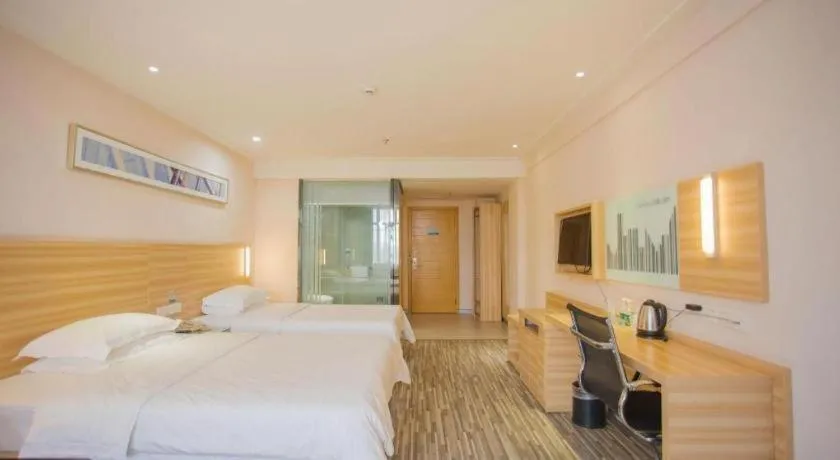 Bed in City Comfort Inn Wuhan Tianhe Airport Julong Avenue Metro Station