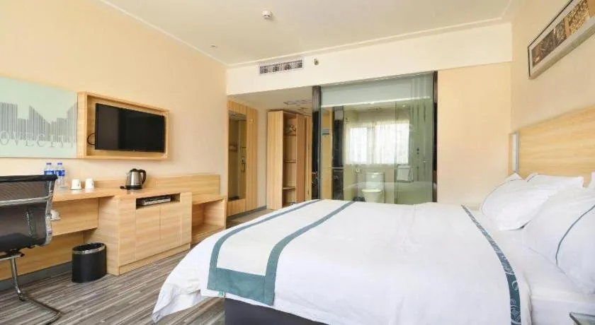 Bed in City Comfort Inn Wuhan Tianhe Airport Julong Avenue Metro Station