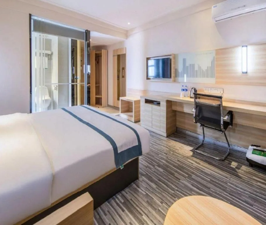 Bed in City Comfort Inn Wuhan Tianhe Airport Julong Avenue Metro Station