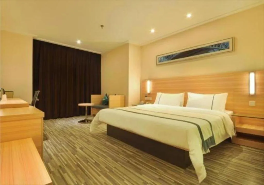 Bed in City Comfort Inn Wuhan Tianhe Airport Julong Avenue Metro Station