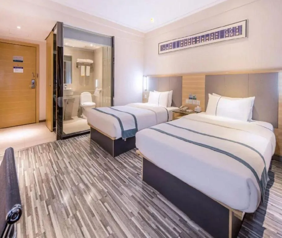 Bed in City Comfort Inn Wuhan Tianhe Airport Julong Avenue Metro Station