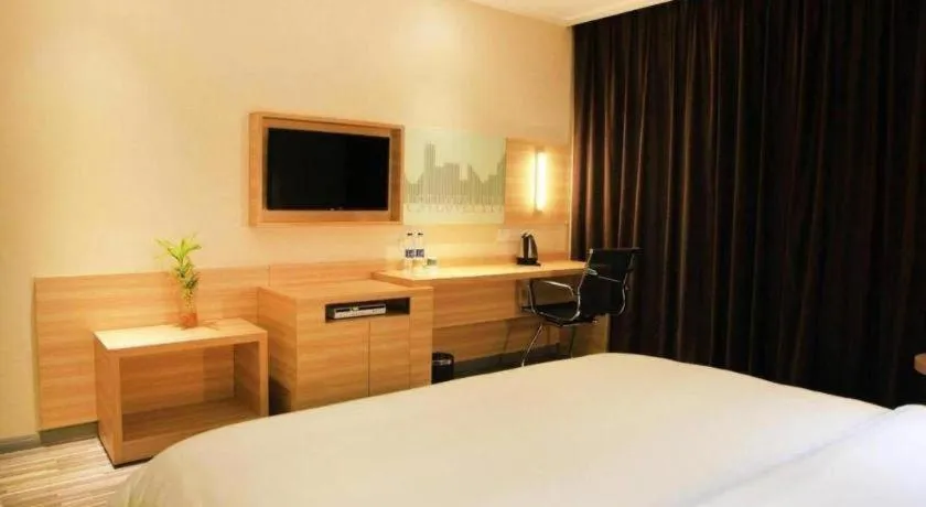 Bed in City Comfort Inn Wuhan Tianhe Airport Julong Avenue Metro Station