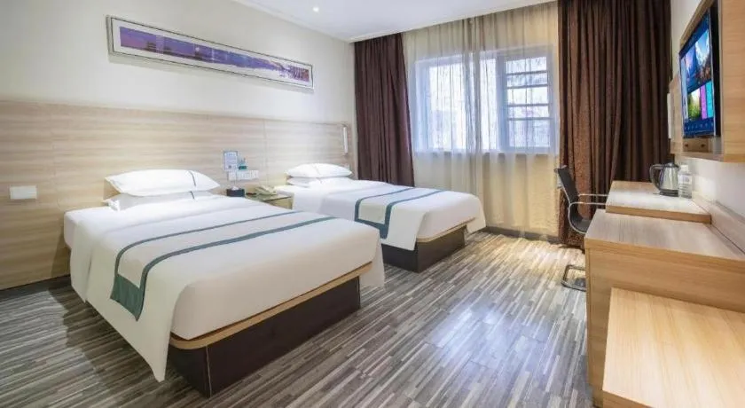 Bed in City Comfort Inn Wuhan Tianhe Airport Julong Avenue Metro Station