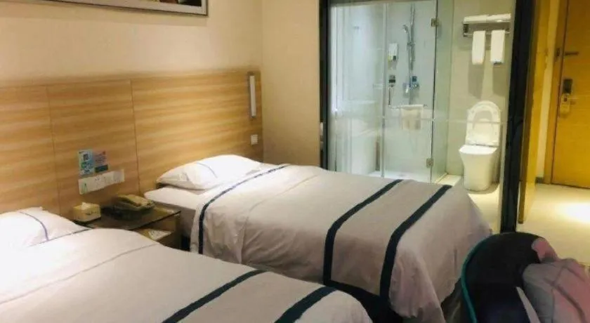 Bed in City Comfort Inn Wuhan Tianhe Airport Julong Avenue Metro Station