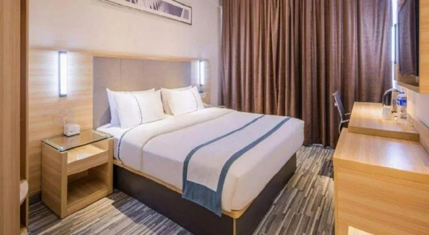 Bed in City Comfort Inn Wuhan Tianhe Airport Julong Avenue Metro Station
