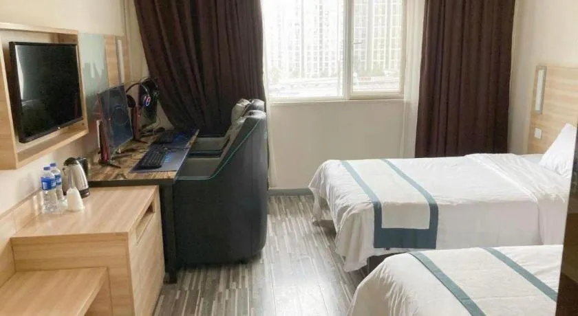 Bed in City Comfort Inn Wuhan Tianhe Airport Julong Avenue Metro Station