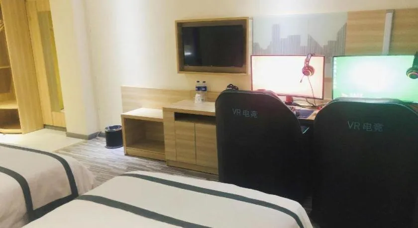 Bed in City Comfort Inn Wuhan Tianhe Airport Julong Avenue Metro Station
