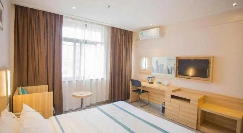 Bed in City Comfort Inn Wuhan Tianhe Airport Julong Avenue Metro Station