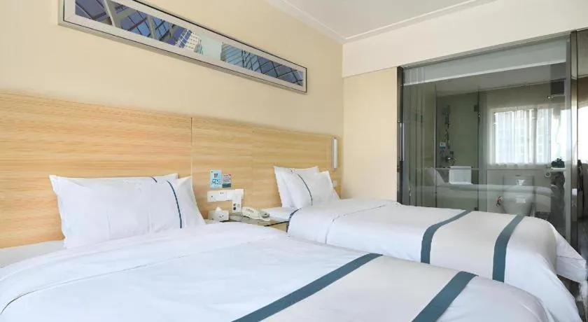 Bed in City Comfort Inn Wuhan Tianhe Airport Julong Avenue Metro Station