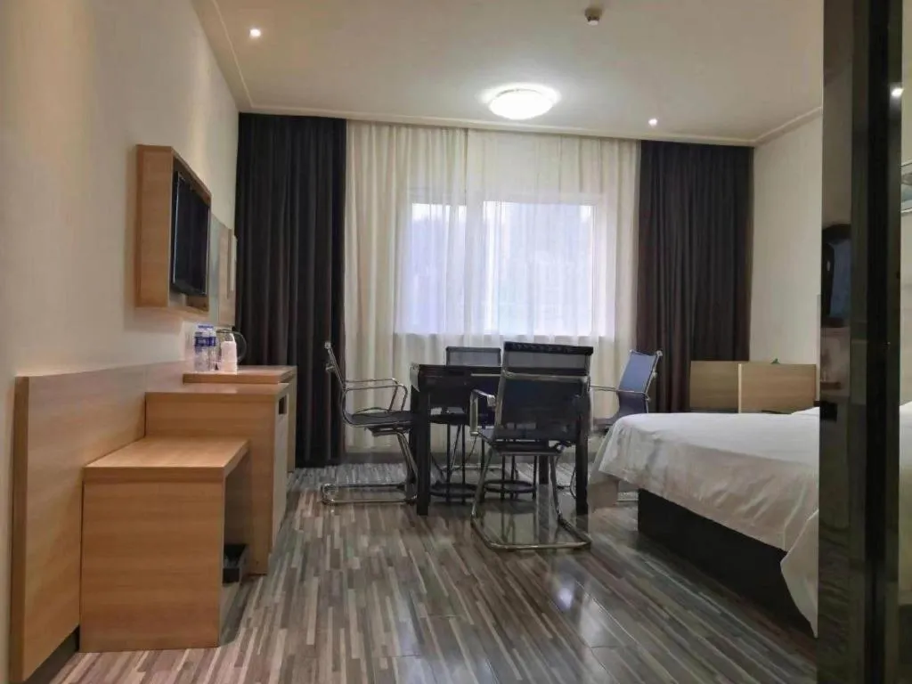 Bed in City Comfort Inn Wuhan Tianhe Airport Julong Avenue Metro Station