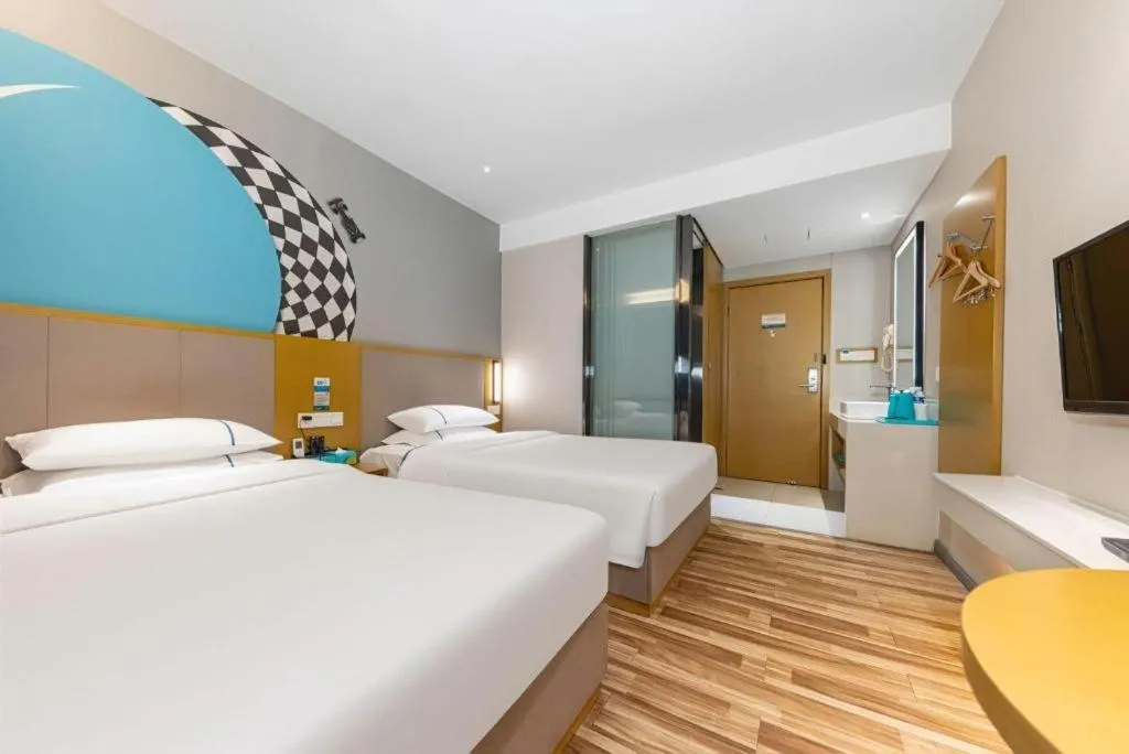 Bed in City Comfort Inn Suizhou Yanhe Avenue