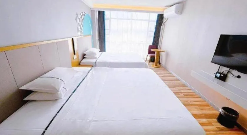 Bed in City Comfort Inn Suizhou Yanhe Avenue