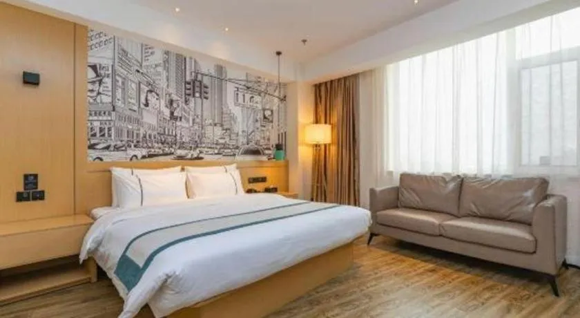 Bed in City Comfort Inn Tai'an Taishan Tianwai Village Hongmen