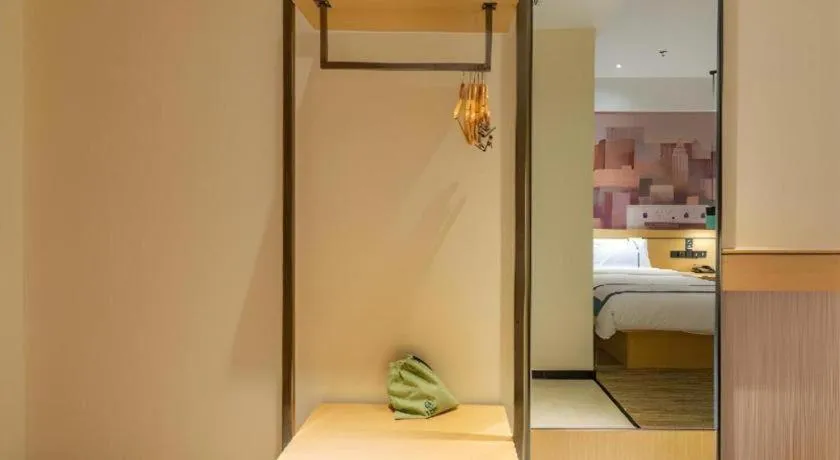 Bed in City Comfort Inn Tai'an Taishan Tianwai Village Hongmen