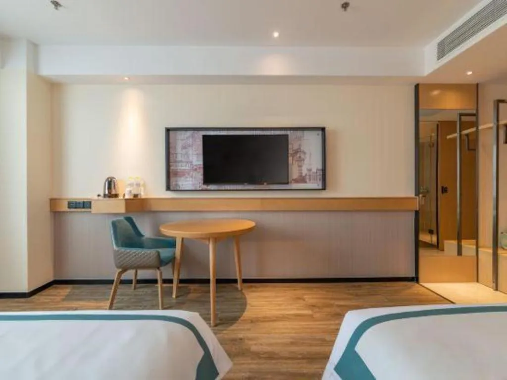 Bed in City Comfort Inn Tai'an Taishan Tianwai Village Hongmen