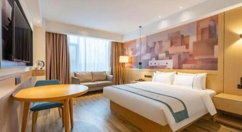 Bed in City Comfort Inn Tai'an Taishan Tianwai Village Hongmen