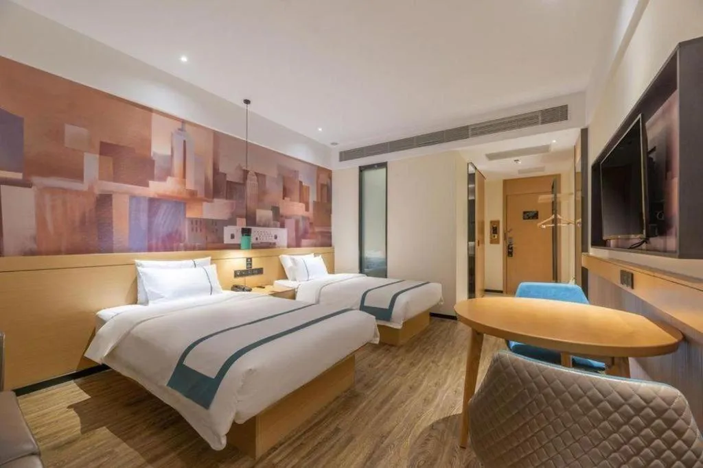 Bed in City Comfort Inn Tai'an Taishan Tianwai Village Hongmen