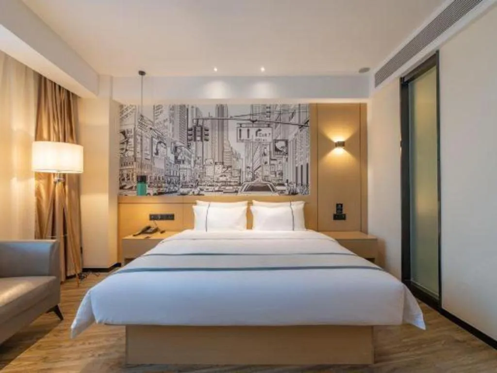 Bed in City Comfort Inn Tai'an Taishan Tianwai Village Hongmen