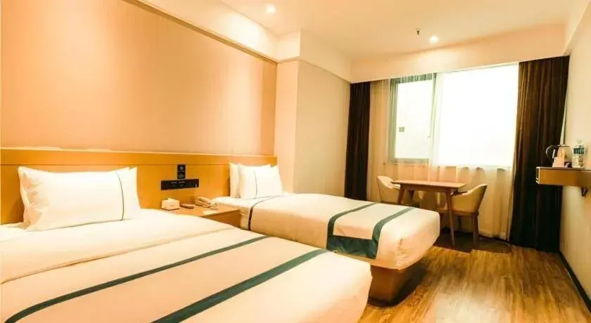 Bed in City Comfort Inn Xianning Tongcheng Zhuangyuan Square Bed in City Comfort Inn Xianning Tongcheng Zhuangyuan Square