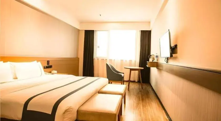 Bed in City Comfort Inn Xianning Tongcheng Zhuangyuan Square Bed in City Comfort Inn Xianning Tongcheng Zhuangyuan Square