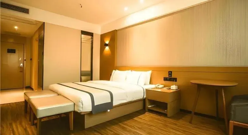 Bed in City Comfort Inn Xianning Tongcheng Zhuangyuan Square Bed in City Comfort Inn Xianning Tongcheng Zhuangyuan Square
