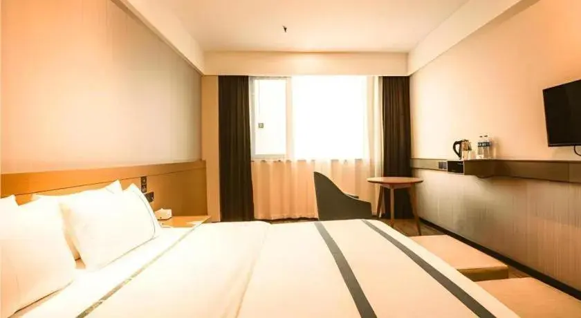 Bed in City Comfort Inn Xianning Tongcheng Zhuangyuan Square Bed in City Comfort Inn Xianning Tongcheng Zhuangyuan Square