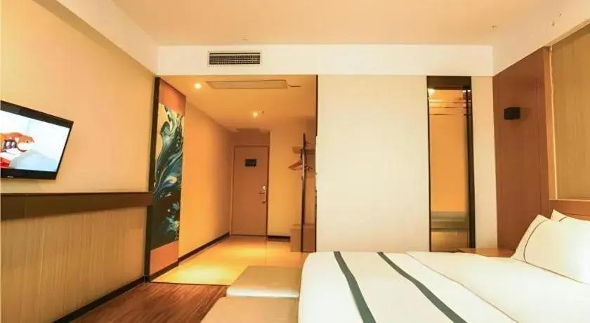 Bed in City Comfort Inn Xianning Tongcheng Zhuangyuan Square Bed in City Comfort Inn Xianning Tongcheng Zhuangyuan Square