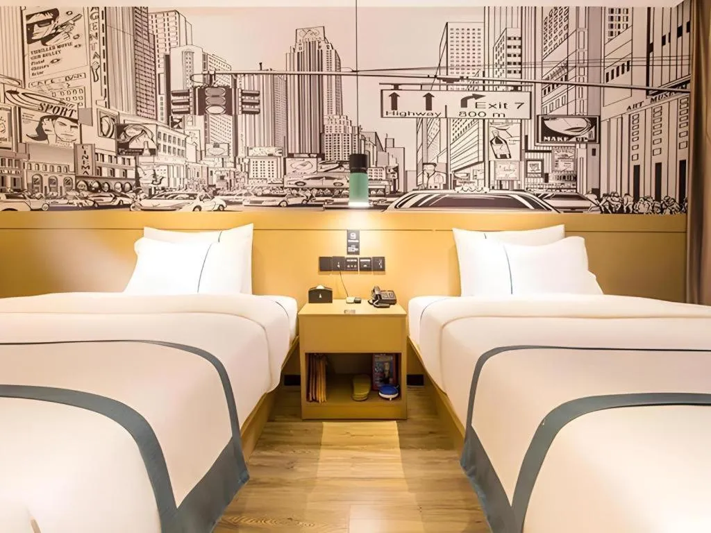 Bed in City Comfort Inn Nanning Yudong Jinxiang Metro Station