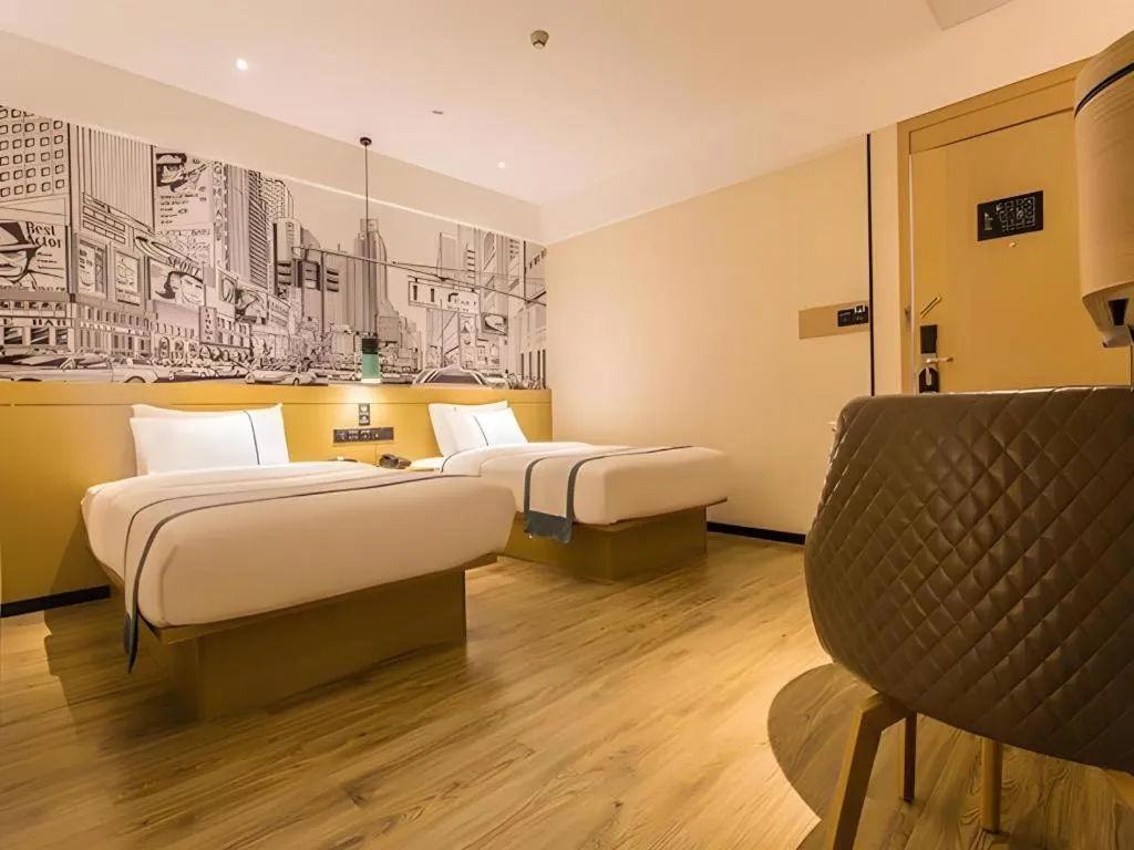 Bed in City Comfort Inn Nanning Yudong Jinxiang Metro Station