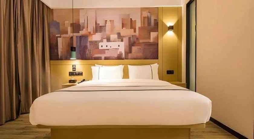 Bed in City Comfort Inn Nanning Yudong Jinxiang Metro Station