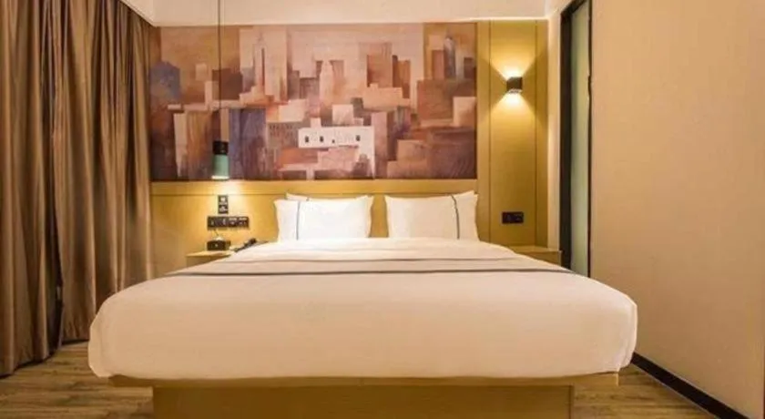 Bed in City Comfort Inn Nanning Yudong Jinxiang Metro Station