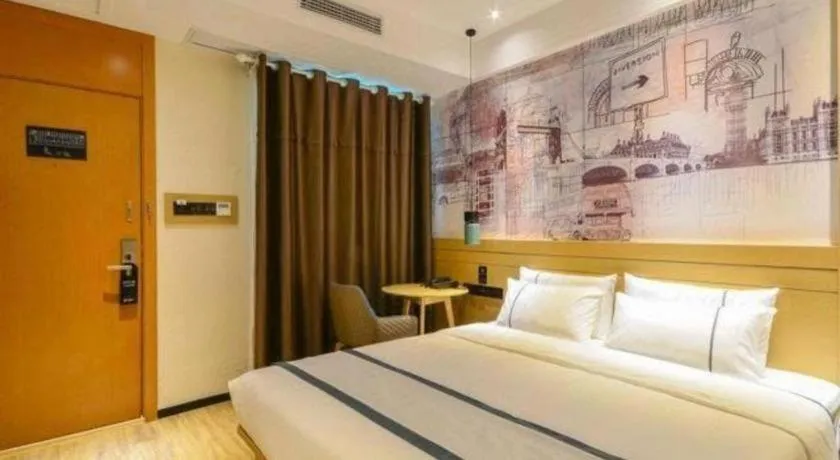 Bed in City Comfort Inn Nanning Yudong Jinxiang Metro Station