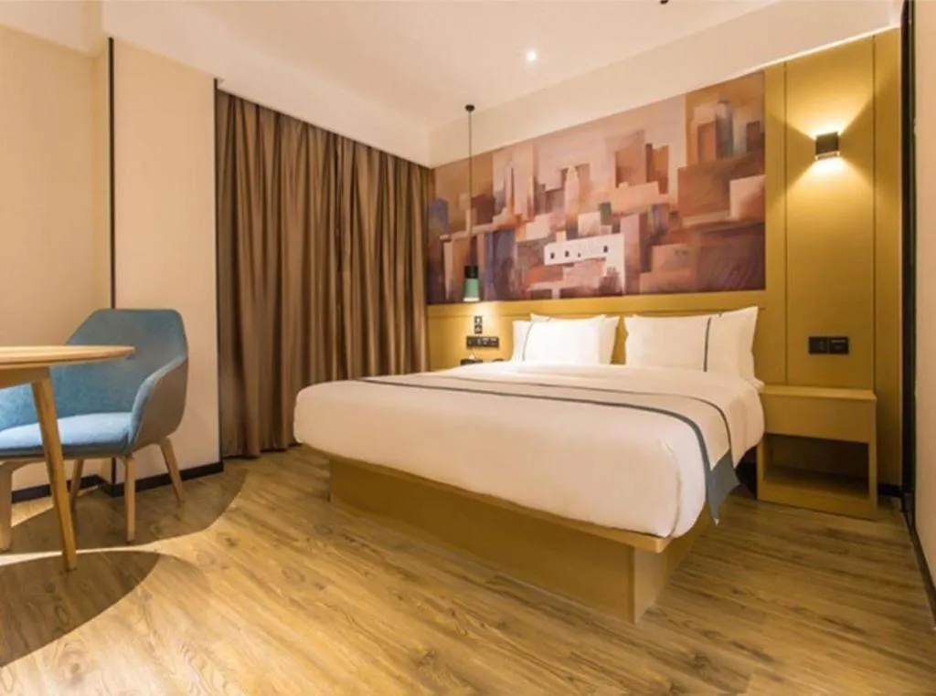 Bed in City Comfort Inn Nanning Yudong Jinxiang Metro Station