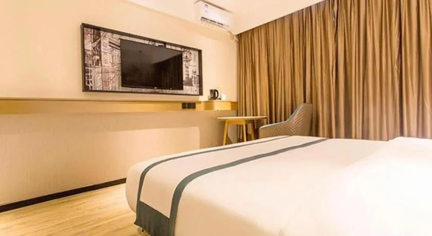 Bed in City Comfort Inn Nanning Yudong Jinxiang Metro Station