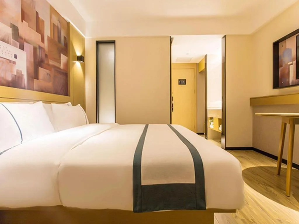 Bed in City Comfort Inn Nanning Yudong Jinxiang Metro Station