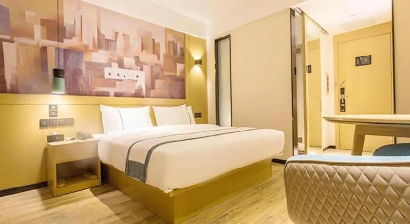 Bed in City Comfort Inn Nanning Yudong Jinxiang Metro Station