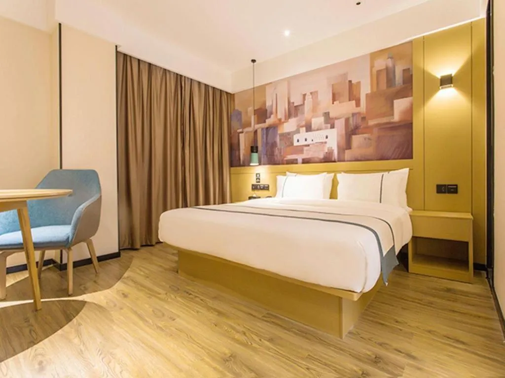 Bed in City Comfort Inn Nanning Yudong Jinxiang Metro Station