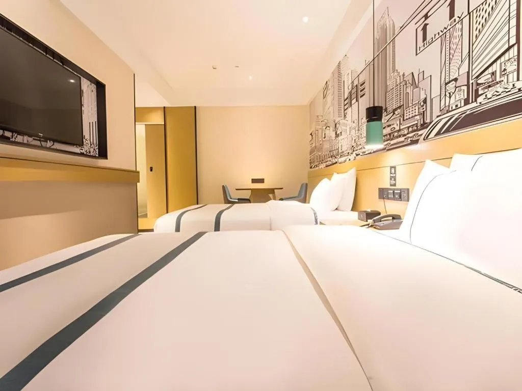 Bed in City Comfort Inn Nanning Yudong Jinxiang Metro Station