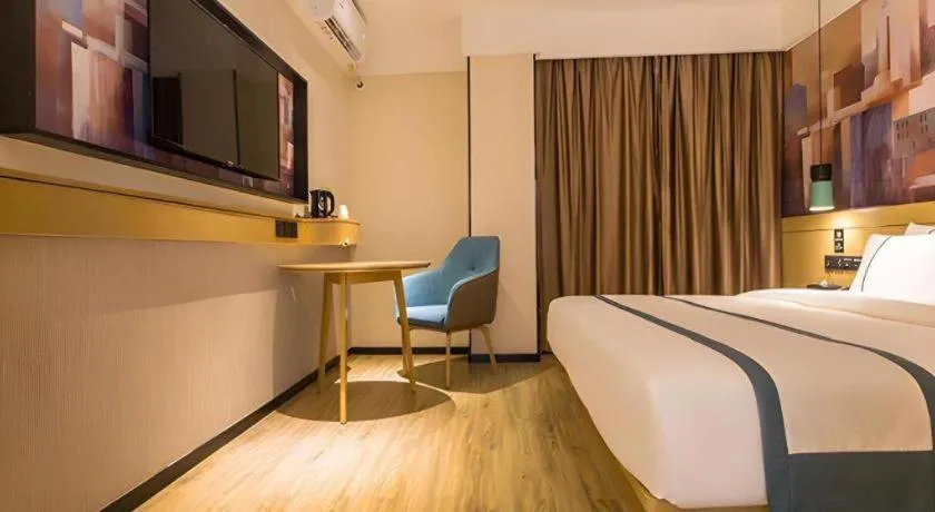 Bed in City Comfort Inn Nanning Yudong Jinxiang Metro Station