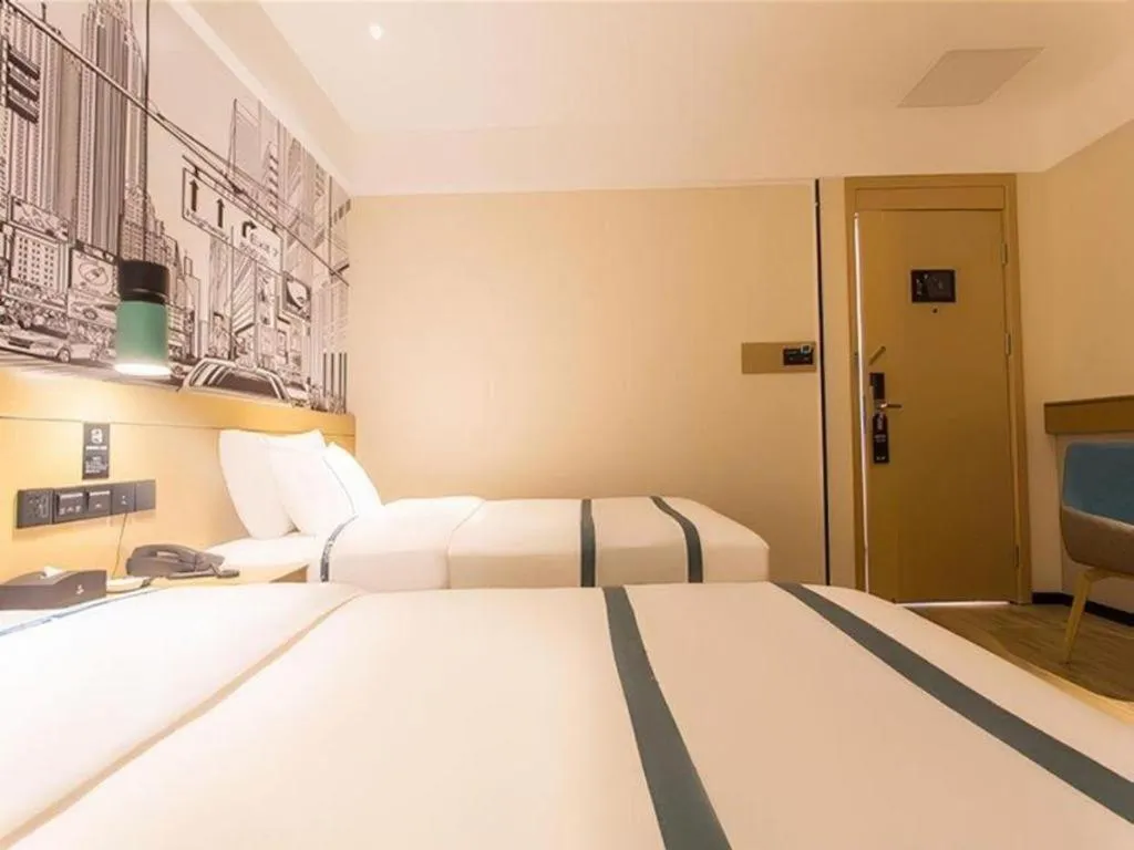 Bed in City Comfort Inn Nanning Yudong Jinxiang Metro Station