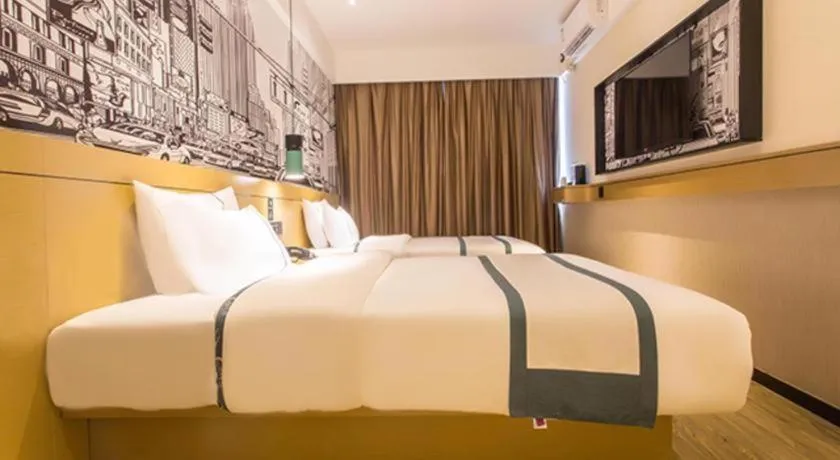 Bed in City Comfort Inn Nanning Yudong Jinxiang Metro Station