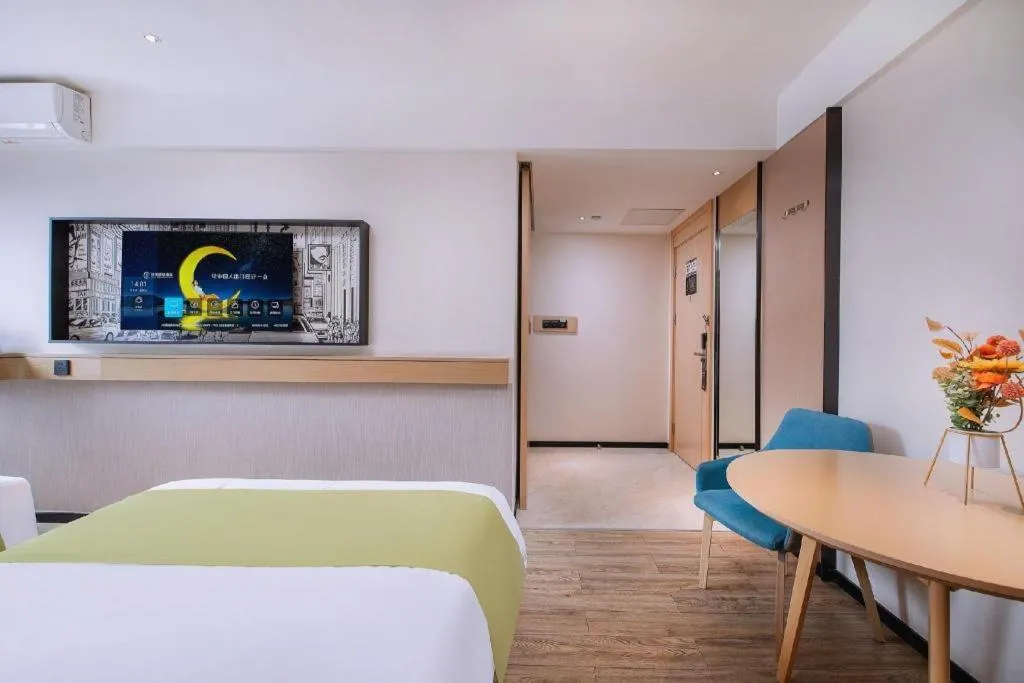 Bed in City Comfort Inn Nanning Yudong Jinxiang Metro Station