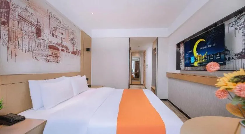 Bed in City Comfort Inn Nanning Yudong Jinxiang Metro Station