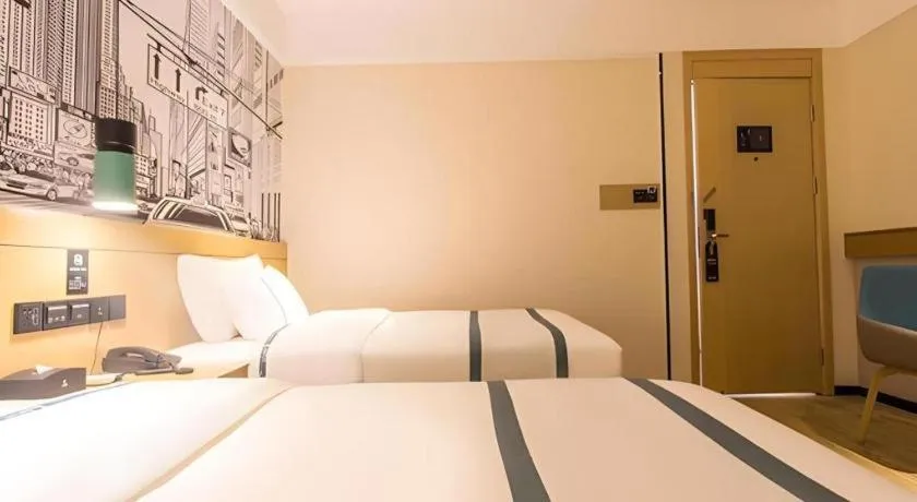 Bed in City Comfort Inn Nanning Yudong Jinxiang Metro Station