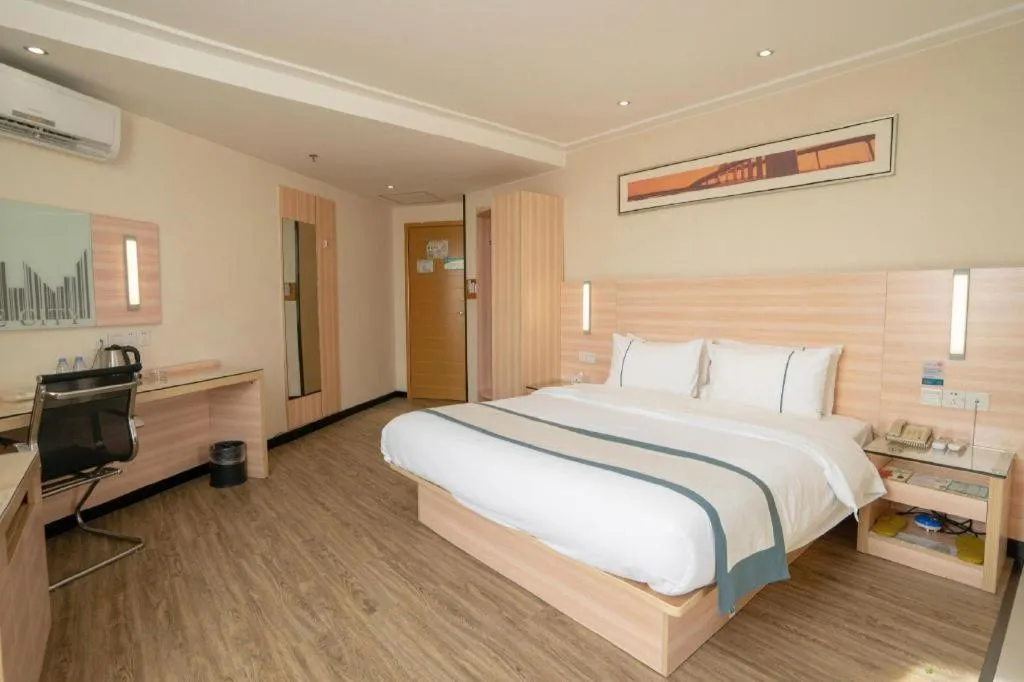 Bed in City Comfort Inn Yulin Jincheng Center Municipal Government