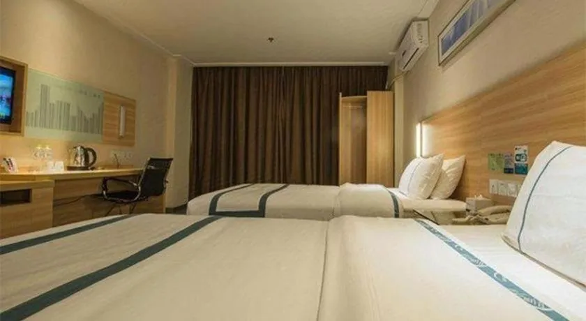 Bed in City Comfort Inn Yulin Jincheng Center Municipal Government