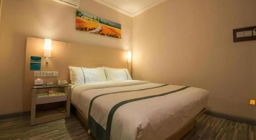 Bed in City Comfort Inn Yulin Jincheng Center Municipal Government