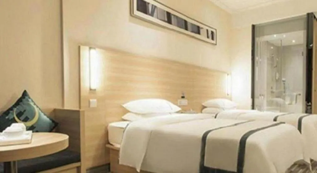 Bed in City Comfort Inn Yulin Jincheng Center Municipal Government